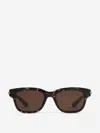 Alexander Mcqueen Rectangle-frame Sunglasses In Black