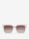 Alexander Mcqueen Full Frame Sunglasses In Beige