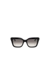 Alexander Mcqueen Rectangular Sunglasses In Black