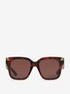 Alexander Mcqueen Square-frame Sunglasses In Carei