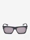Alexander Mcqueen Rectangular T-bar Sunglasses In Black
