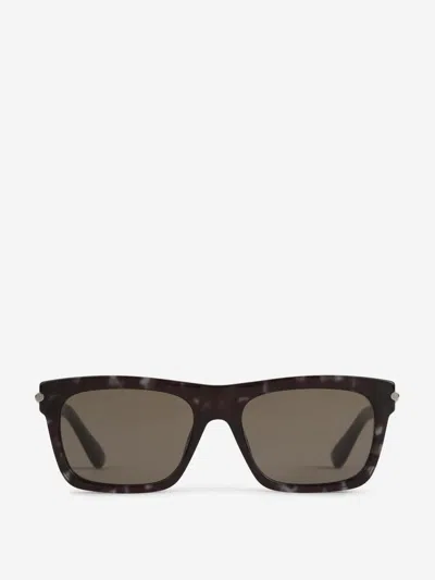 ALEXANDER MCQUEEN ALEXANDER MCQUEEN RECTANGULAR T-BAR SUNGLASSES