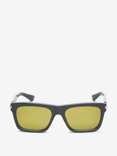 ALEXANDER MCQUEEN ALEXANDER MCQUEEN RECTANGULAR T-BAR SUNGLASSES
