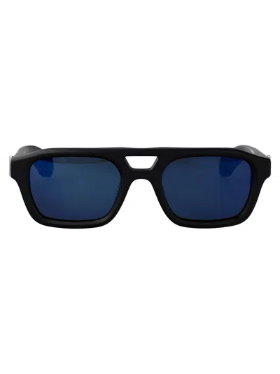 Alexander Mcqueen Recycled Acetate Sunglasses In Blue