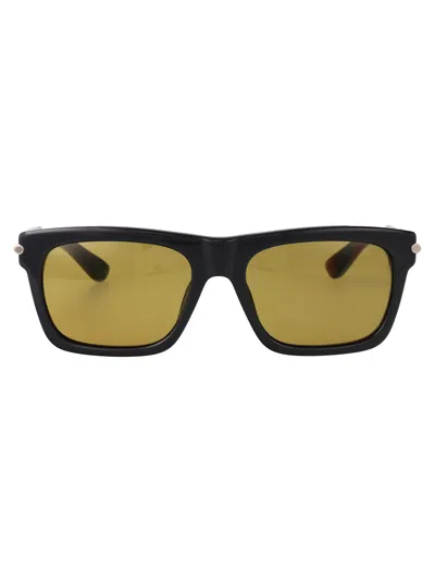 Alexander Mcqueen Recycled Acetate Sunglasses In Black