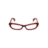 Alexander Mcqueen Red Acetate Frames