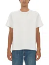 Alexander Mcqueen Asymmetric Panelled T-shirt In White