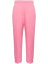 Alexander Mcqueen Regular Tailored Trousers In Rosa