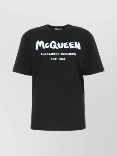 Alexander Mcqueen T-shirt-42 Nd  Female In Black