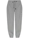 Alexander Mcqueen Alexander Mc Queen Logo Cotton Sweatpants In Grey