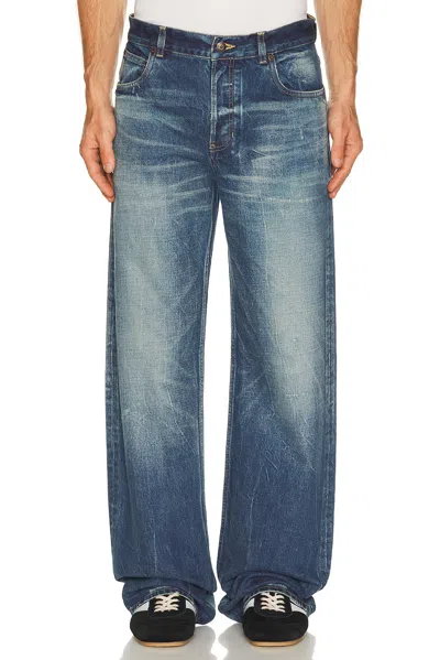 Alexander Mcqueen Relaxed Jean In Blue