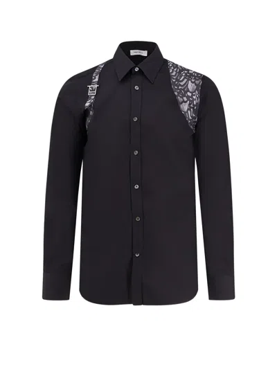 Alexander Mcqueen Men Responsible Cotton Shirt In Multi