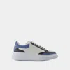 Alexander Mcqueen Retro Oversized Sneakers -  - Leather - Blue In Blue