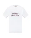 Alexander Mcqueen Reversed-logo Cotton T-shirt In White