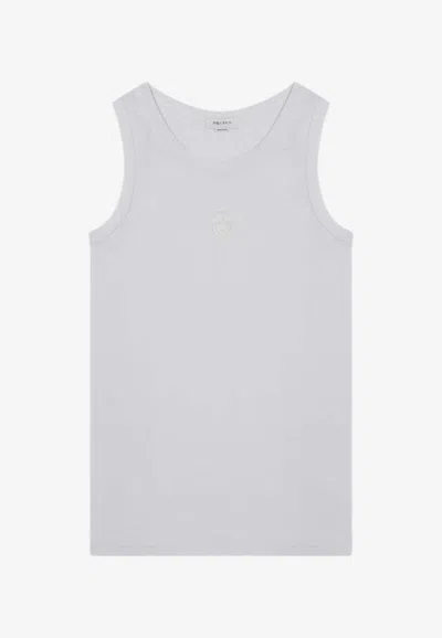 ALEXANDER MCQUEEN RIBBED CREWNECK TANK TOP