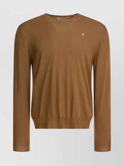 ALEXANDER MCQUEEN RIBBED CUFFS SKULL PATTERN SWEATER