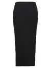 Alexander Mcqueen Pencil Midi Skirt In Black