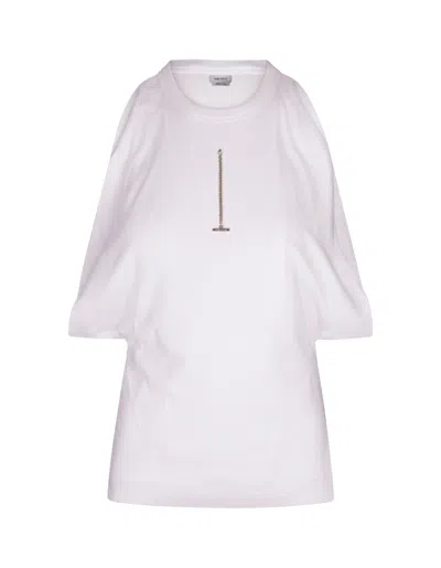 ALEXANDER MCQUEEN DRAPED RIBBED TANK TOP