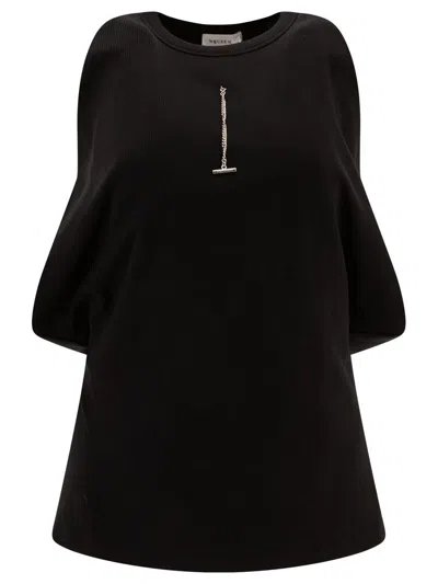 Alexander Mcqueen Women Ribbed Top In Black