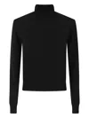 Alexander Mcqueen Ribbed-trim Sweater In Black
