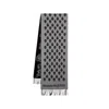 Alexander Mcqueen Scarf Ribbon Reverse In Grey