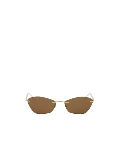 Alexander Mcqueen Rimless Sunglasses In Green