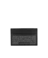 Alexander Mcqueen Rivet Leather Clip In Black