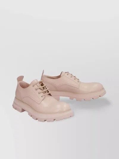 ALEXANDER MCQUEEN ROAM LEATHER LACE-UP SHOES