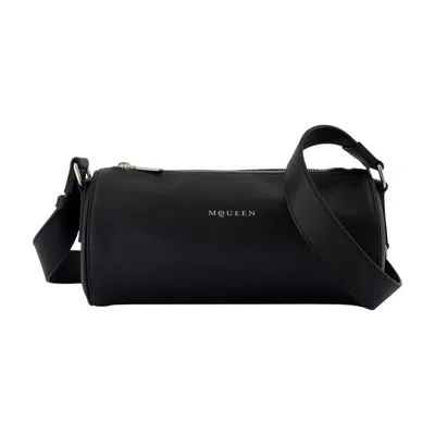 Alexander Mcqueen Roller Small Crossbody In Black