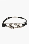 Alexander Mcqueen Rope Loop Bracelet With Brass Detail