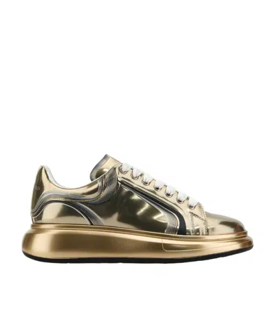 Alexander Mcqueen Round Head Low Upper Board Shoes In Nude