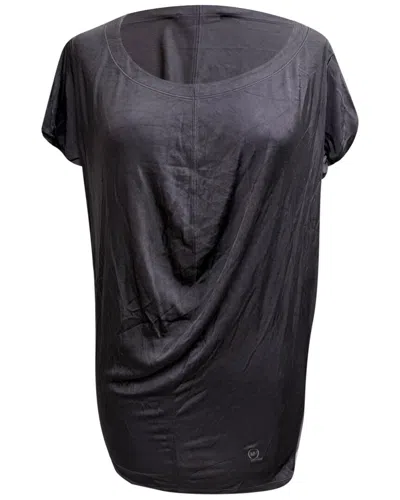 Pre-owned Alexander Mcqueen Round Neck Draped Tunic Top