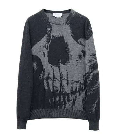 ALEXANDER MCQUEEN ALEXANDER MCQUEEN SKULL CREWNECK JUMPER