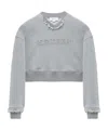 Alexander Mcqueen Round-neck Sweater In Gray