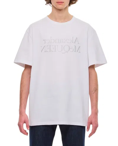 Alexander Mcqueen Round Neck T-shirt In White