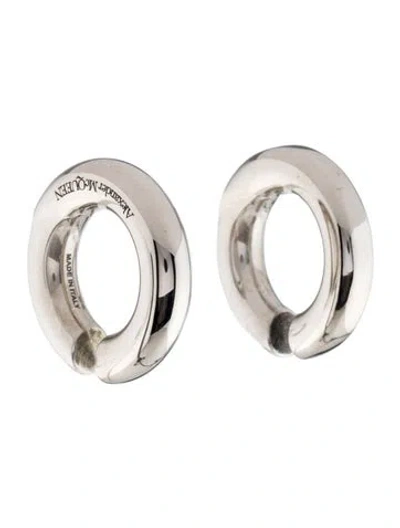 Pre-owned Alexander Mcqueen Round Sect Ear Cuff Earrings In Multi