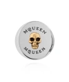Alexander Mcqueen Round Single Earring In White