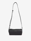 Alexander Mcqueen Small Cylindrical Crossbody Bag With Metal Hardware In Black