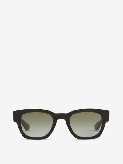 Alexander Mcqueen Round Sunglasses In Black