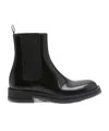 Alexander Mcqueen Man Ankle Boots Black Size 7 Soft Leather In Black