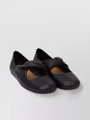Alexander Mcqueen Round Toe Ballerina Shoes With Twist Detail In Pink