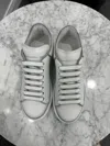 Alexander Mcqueen Round Toe Low-top Sneakers In Gray