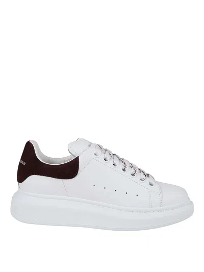 Alexander Mcqueen Rubber Leather Sneaker In White