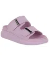Alexander Mcqueen Rubber Sandal In Purple