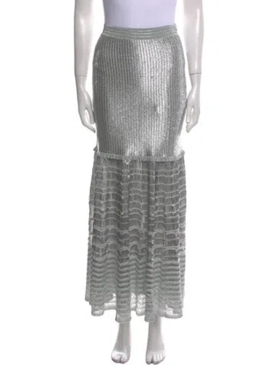 Pre-owned Alexander Mcqueen Ruffle Embellishment Midi Length Skirt W/ Tags