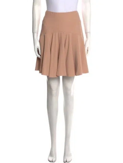 Pre-owned Alexander Mcqueen Ruffle Embellishment Mini Skirt In Neutral