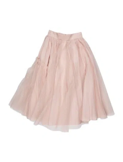 Pre-owned Alexander Mcqueen Ruffle Embellishment Mini Skirt In Pink