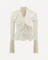 Alexander Mcqueen Ruffled Pleated Blouse