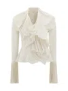 Alexander Mcqueen Blusa - Blanco In White