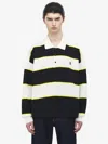 Alexander Mcqueen Rugby Stripe Polo Shirt In Multi